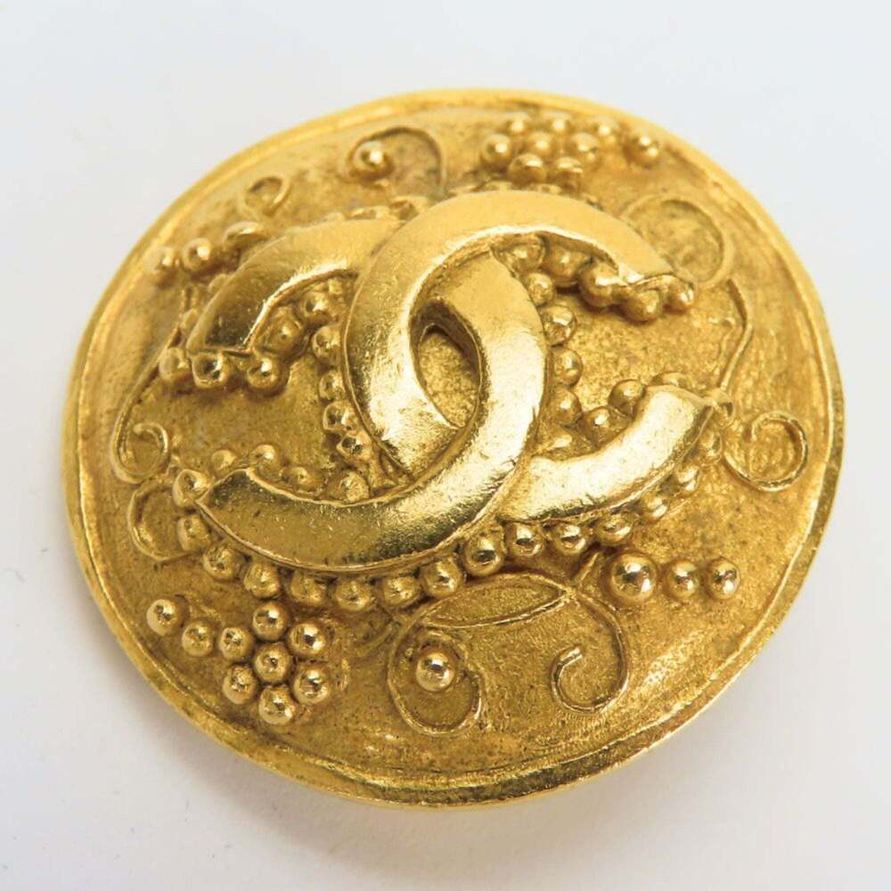 CHANEL Gold Logo Earrings - Picture 2 of 11